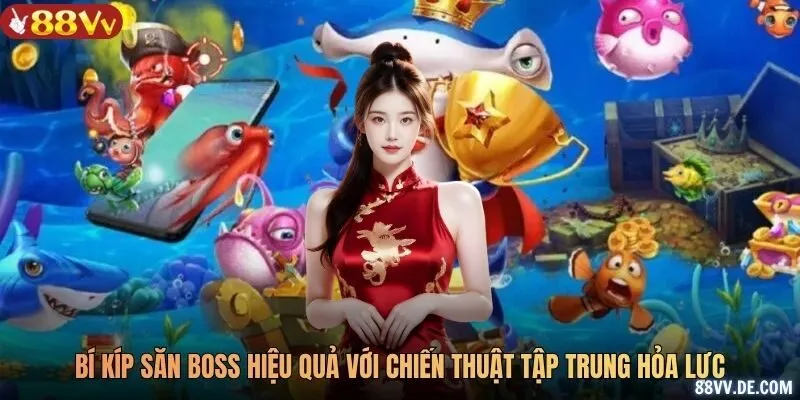 Boss khổng lồ xuất hiện trong game bắn cá săn boss với hiệu ứng nổi bật
