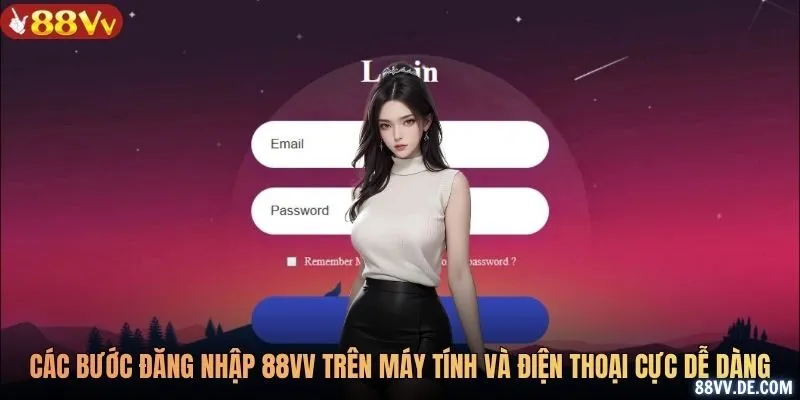 Các bước đăng nhập 88VV trên máy tính và điện thoại cực dễ dàng