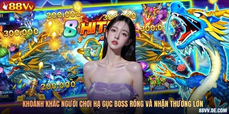 Khoảnh khắc người chơi hạ gục boss rồng và nhận thưởng lớn