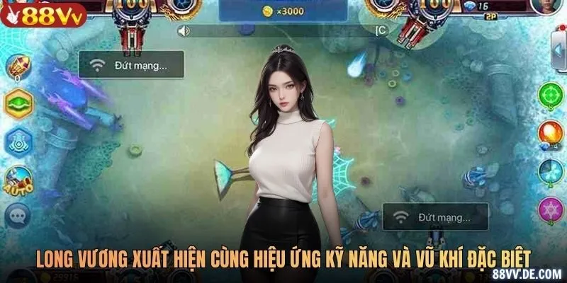 Long Vương xuất hiện cùng hiệu ứng kỹ năng và vũ khí đặc biệt