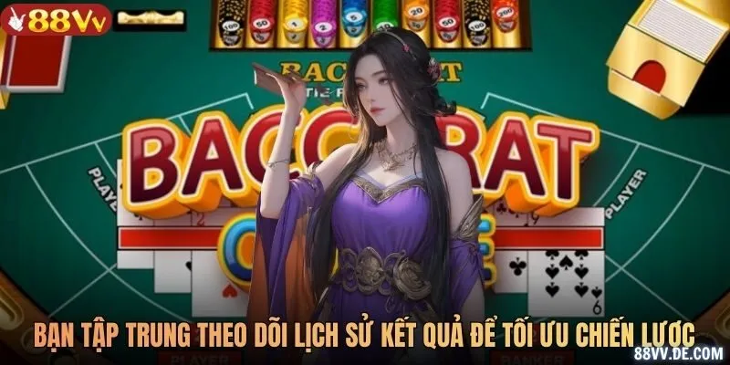 Người chơi tập trung theo dõi lịch sử kết quả để tối ưu chiến lược cược